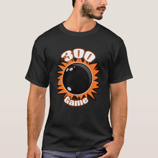 Bowlers High Honors 300 Game & 700 Series T-Shirt (Front)