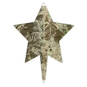 Bowles' Selenography or a Map of the Moon - 1780 Cake Topper