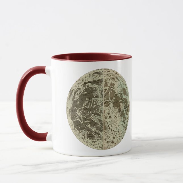 Bowles' Selenography or a Map of the Moon - 1780 Mug (Left)