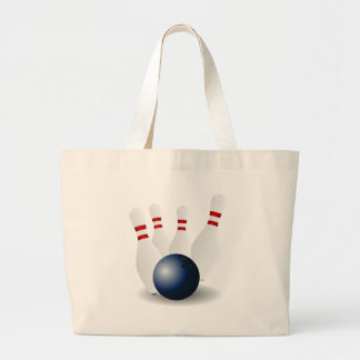bowling-155946 bowling skittles ninepins tenpins p large tote bag