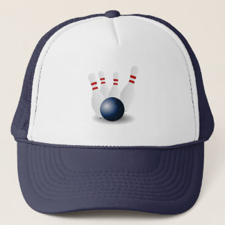 bowling-155946 bowling skittles ninepins tenpins p trucker hat