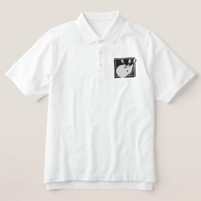 BOWLING 2 EMBROIDERED POLO SHIRT (Design Front)