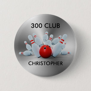Bowling 300 Club 10 Pin Personalized