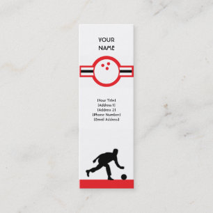 bowling : air star mini business card