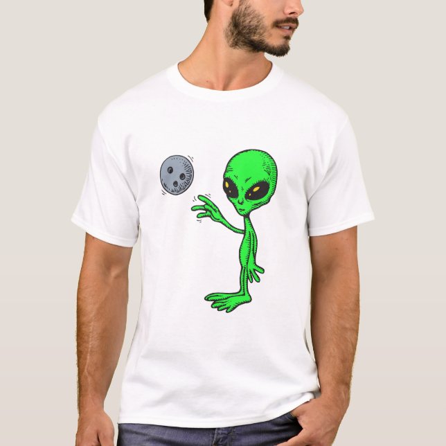 bowling alien T-Shirt (Front)