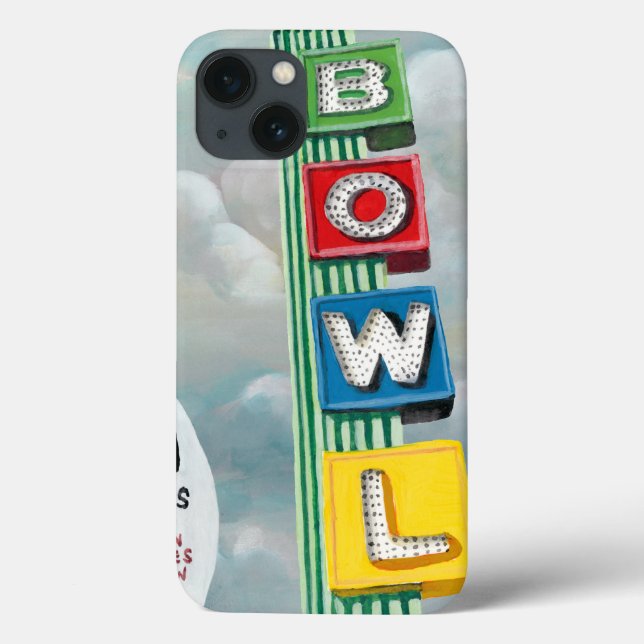 Bowling Alley Artwork Case-Mate iPhone Case (Back)