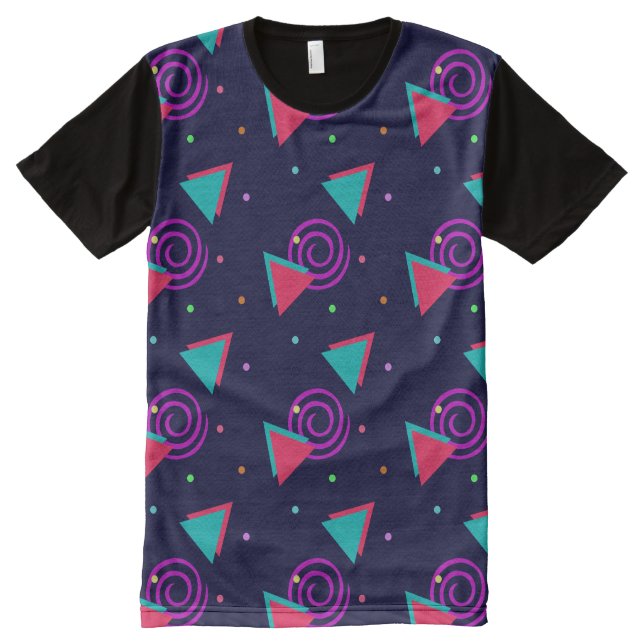 Bowling Alley Carpet Retro 80s Shirt (Front)