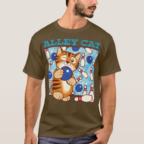 Bowling Alley Cat T_Shirt