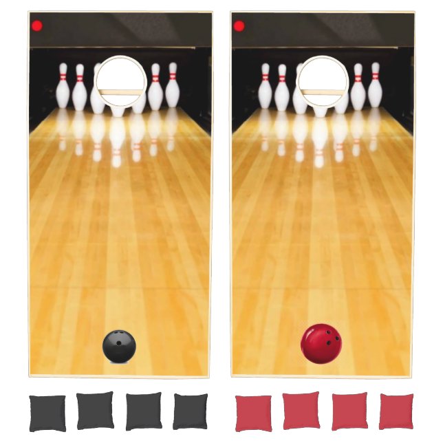 Bowling Alley Cornhole Set (Set)