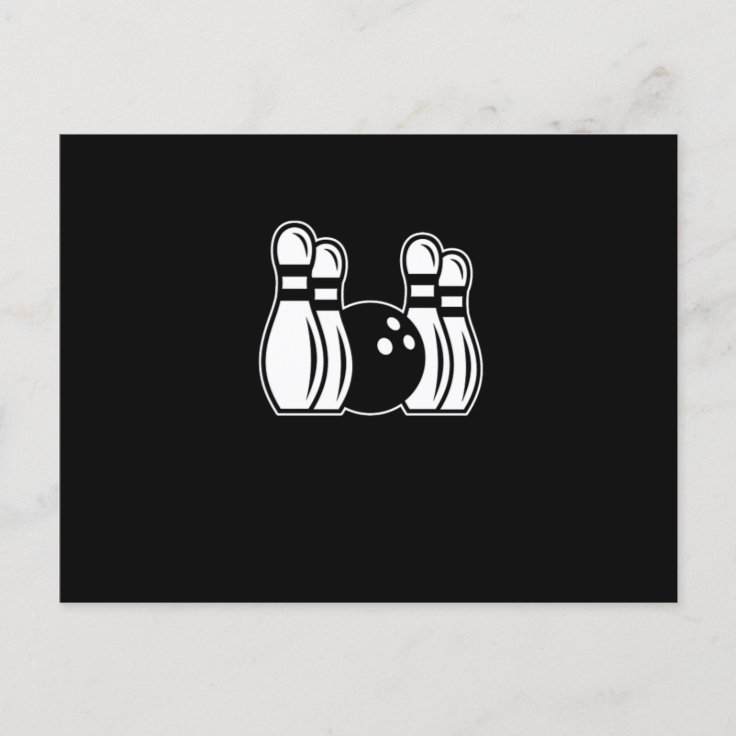 Bowling Alley Pin Strike Bowler Bowling Ball Gift Postcard Zazzle