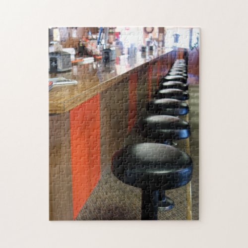 Bowling Alley Stools and Diner Counter Puzzle