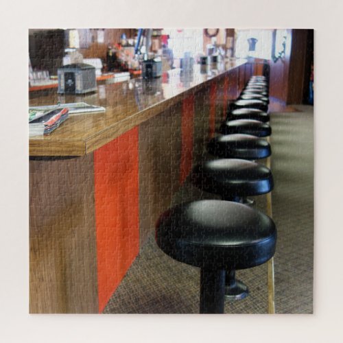 Bowling Alley Stools and Diner Counter Puzzle