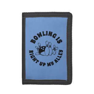 Bowling Alley Tri-fold Wallet