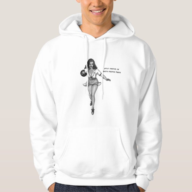 bowling babe sweatshirt (Front)