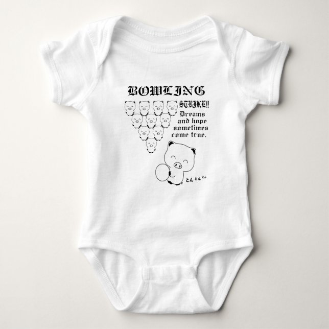 Bowling Baby Bodysuit (Front)