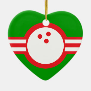 bowling ball : airstar ceramic ornament