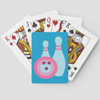 Bowling Ball and Pins Poker Cards