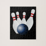 Bowling Ball and Pins Puzzle<br><div class="desc">Puzzle with bowling ball knocking down pins.</div>