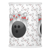 Bowling Ball And Ten Pins Lamp Shade (Left)