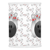 Bowling Ball And Ten Pins Lamp Shade (Back)