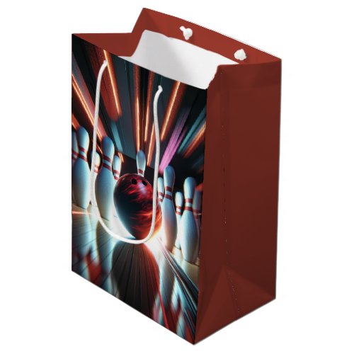 Bowling Ball Birthday Medium Gift Bag