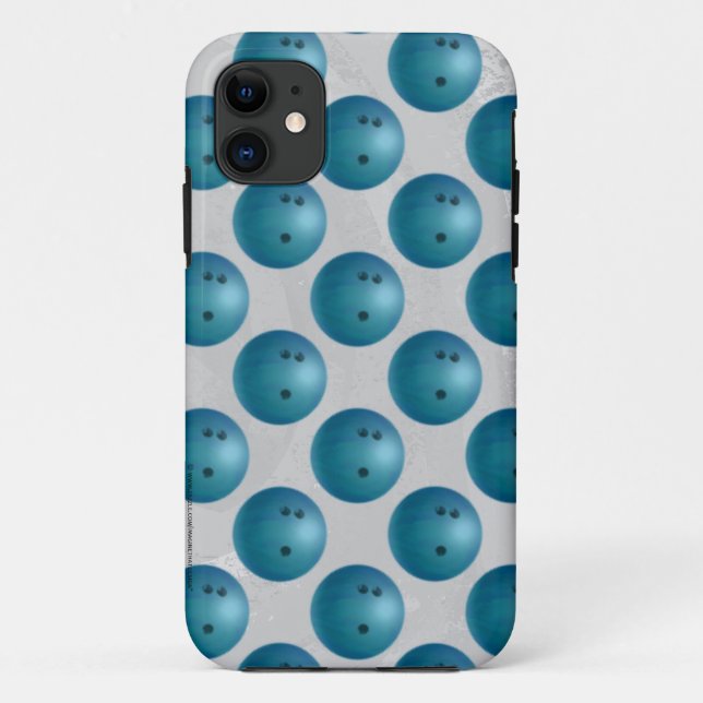 Bowling Ball Blue Case-Mate iPhone Case (Back)
