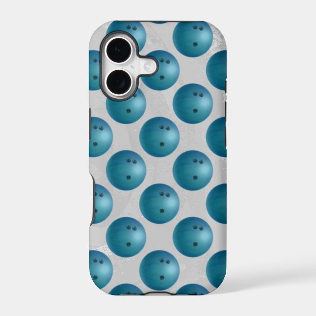 Bowling Ball Blue Iphone Case (Back)