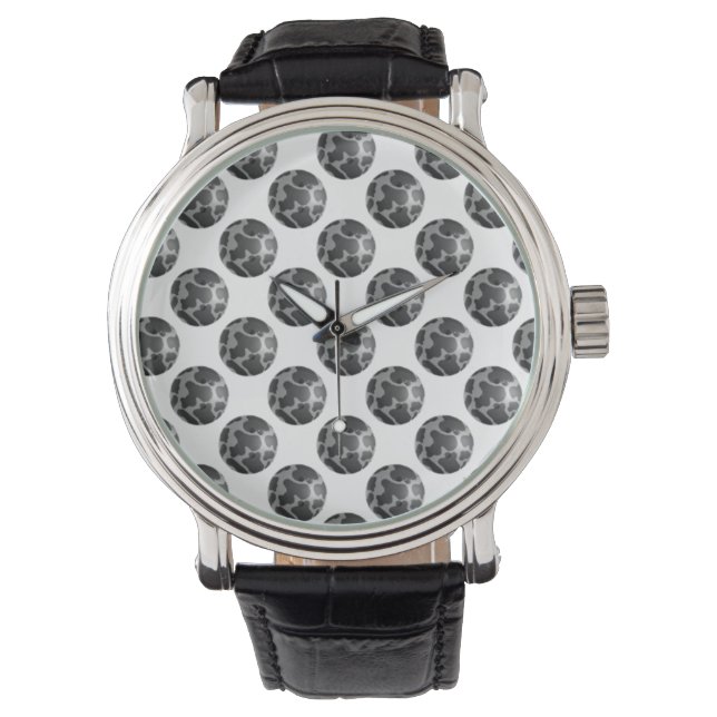 Bowling Ball Cow Gray Watch (Front)