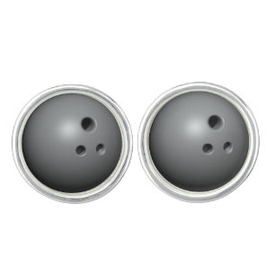 Bowling ball cufflinks