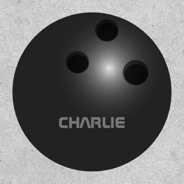 Bowling Ball custom name Patch (Front)