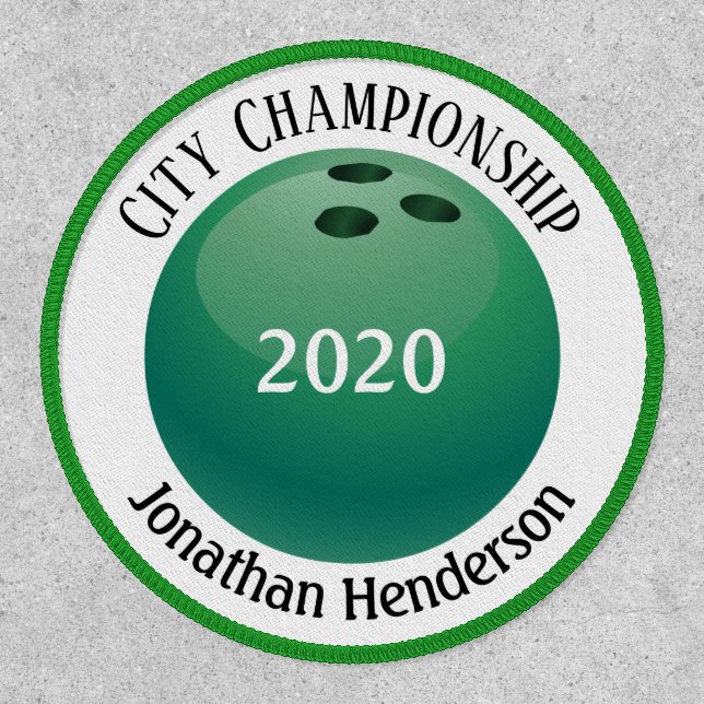 Bowling Ball Design Patch (Front)