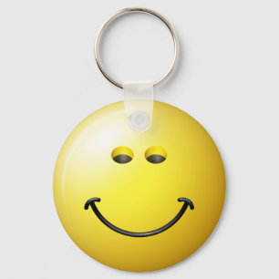 Bowling Ball Face Keychain
