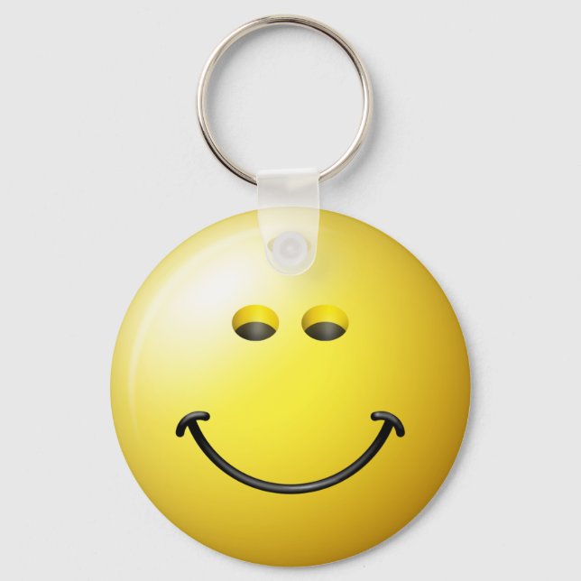 Bowling Ball Face Keychain (Front)