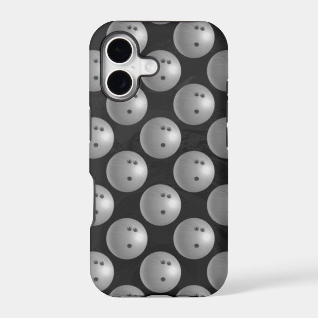 Bowling Ball Gray Iphone Case (Back)