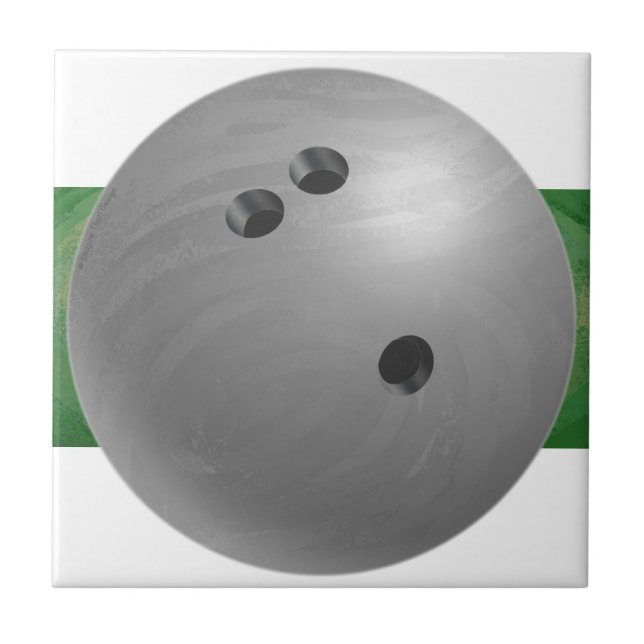 Bowling Ball Gray Tile (Front)