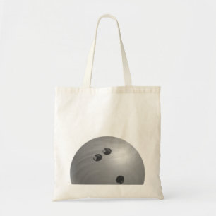 Bowling Ball Gray Tote Bag