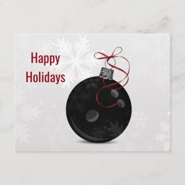 bowling ball Holiday greeting