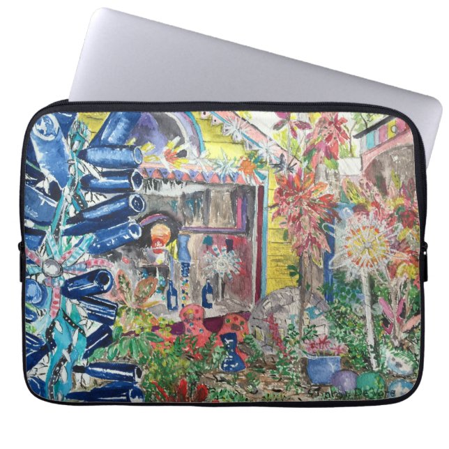 Bowling Ball House 13" Laptop Sleeve (Front)