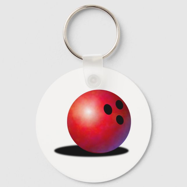 Bowling ball keychain (Front)