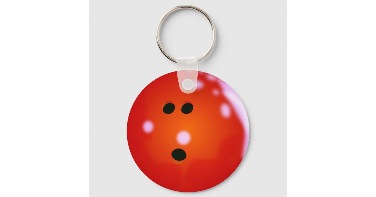 Bowling Ball Keychain Zazzle