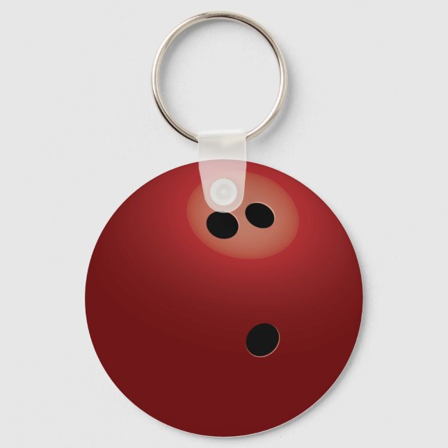 Bowling Ball Keychain (Front)