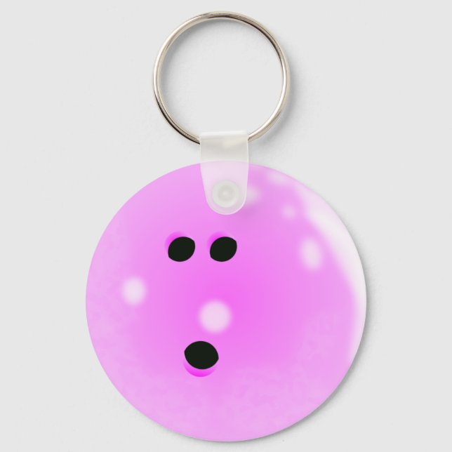 Bowling Ball Keychain (Front)