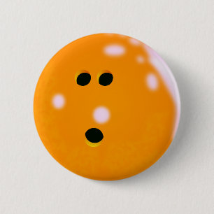 Bowling Ball (Orange) Button