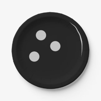 Bowling Ball Paper Plates
