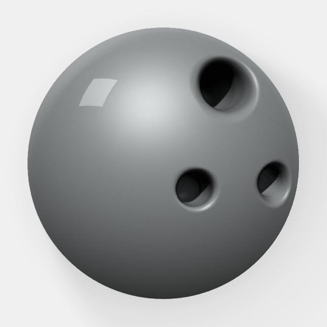 Bowling ball paperweight (Front)