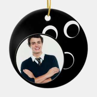 bowling ball photo ornament