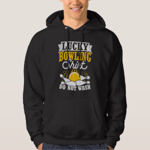 Bowling Ball Pin Bowler Strike Bowling Fanatic Bow Hoodie
