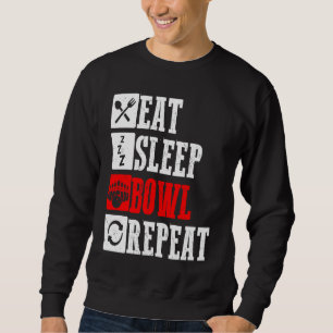 Bowling Ball Pin Bowler Strike Bowling Fanatic Bow Sweatshirt