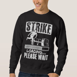 Bowling Ball Pin Bowler Strike Bowling Fanatic Bow Sweatshirt