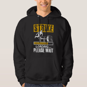 Bowling Ball Pin Bowler Strike Team Bowling Alley  Hoodie